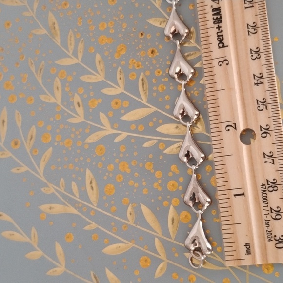 Robert Lee Morris Sterling Silver Heart Bracelet - Picture 8 of 14